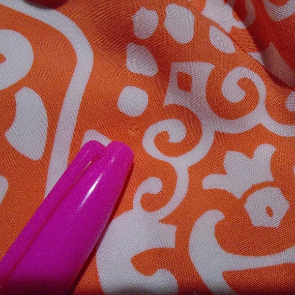 CROWN & IVY Drawstring Waist 3/4 Sleeve Tunic Dress/Cover-Up - Picture 8 of 8